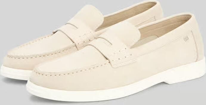 Tommy Hilfiger Instappers van echt leer