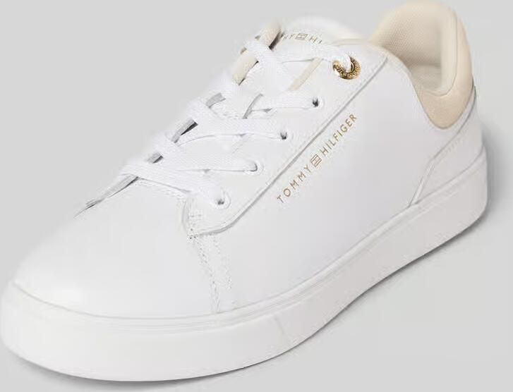 Tommy Hilfiger Lage sneakers van echt runderleer - Foto 6