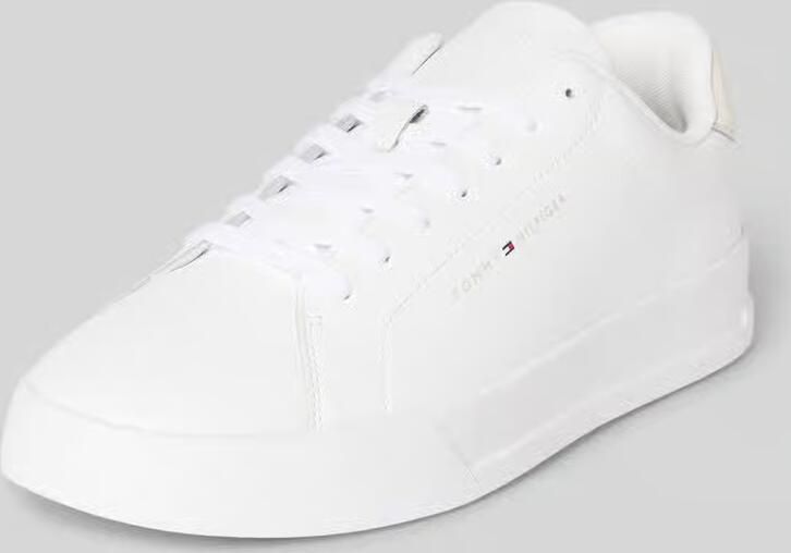 Tommy Hilfiger Sneakers TH COURT CORE vrijetijdsschoen lage schoen veterschoen zacht gevoerde schachtrand - Foto 13