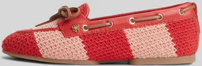 Tommy Hilfiger 'Loafer in structuurlook met strik' - Foto 2