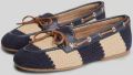 Tommy Hilfiger 'Loafer in structuurlook met strik' - Donkerblauw