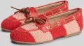 Tommy Hilfiger 'Loafer in structuurlook met strik' - Rood