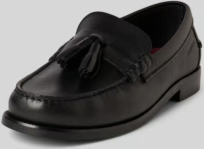 Tommy Hilfiger Instappers HILFIGER TASSEL LTH LOAFER blokhak mocassin zakelijke schoen met modieuze kwasten - Foto 5