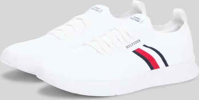 Tommy Hilfiger low-top-look sneakers met labelstitching - Foto 3