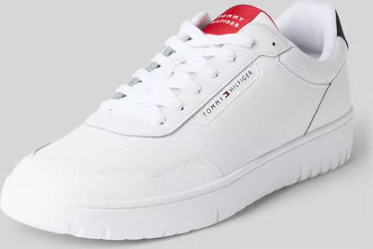 Tommy Hilfiger Low-top sneaker van een mix van leer model 'BASKET CORE LITE' - Foto 12