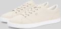 Tommy Hilfiger Low-top sneakers van canvas - Offwhite