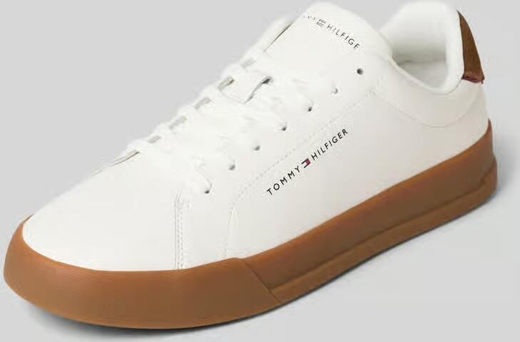 Tommy Hilfiger Low top sneakers van echt Leer Model 'TH COURT' - Foto 5