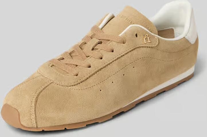 Tommy Hilfiger Low-Top Suede Sneakers met TH Monogram - Foto 6