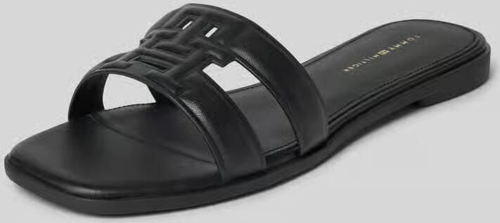 Tommy Hilfiger Slippers TH LOGO STRAP MULE comfortabele schoen zomerschoen flats met th-logo - Foto 5