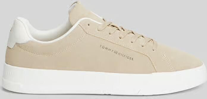 Tommy Hilfiger Sneakers van leer met labeldetails model 'COURT BETTER' - Foto 3