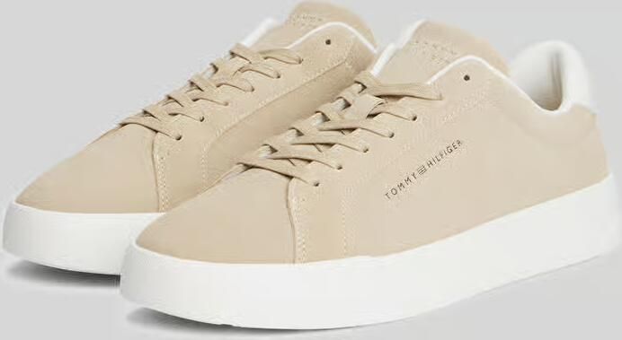 Tommy Hilfiger Sneakers van leer met labeldetails model 'COURT BETTER' - Foto 3