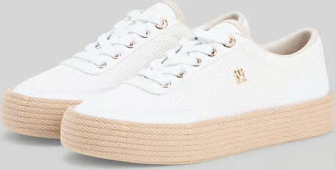 Tommy Hilfiger Sneakers met strozool - Foto 8