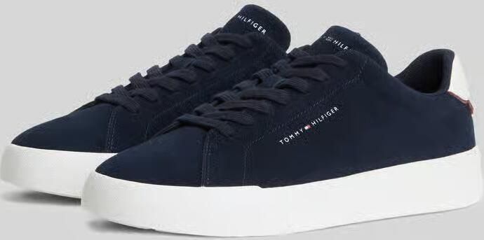 Tommy Hilfiger Sneakers van echt leer met labelopschrift
