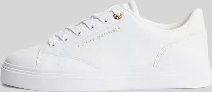 Tommy Hilfiger Sneakers van echt leer met logodetail - Foto 9