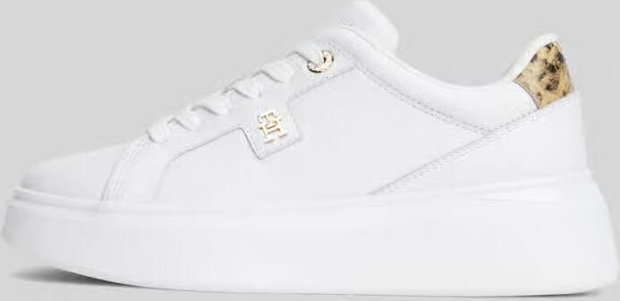 Tommy Hilfiger Sneakers van echt leer met logodetail - Foto 3