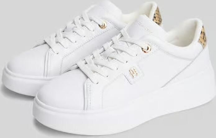 Tommy Hilfiger Sneakers van echt leer met logodetail