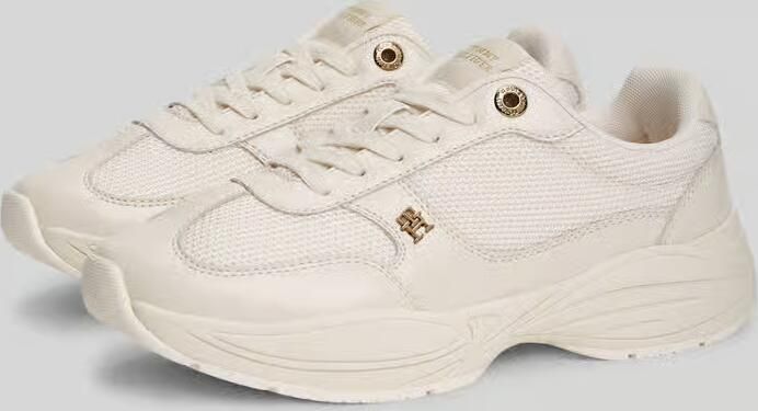 TOMMY HILFIGER Sneakers laag 'TH Monogram Mixed Texture' crème - Foto 7