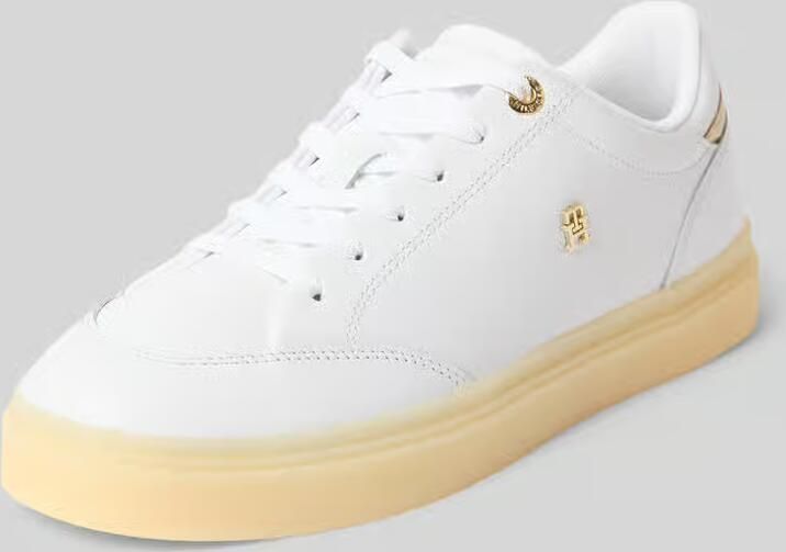 Tommy Hilfiger sneakers van echt leer met logodetails - Foto 6