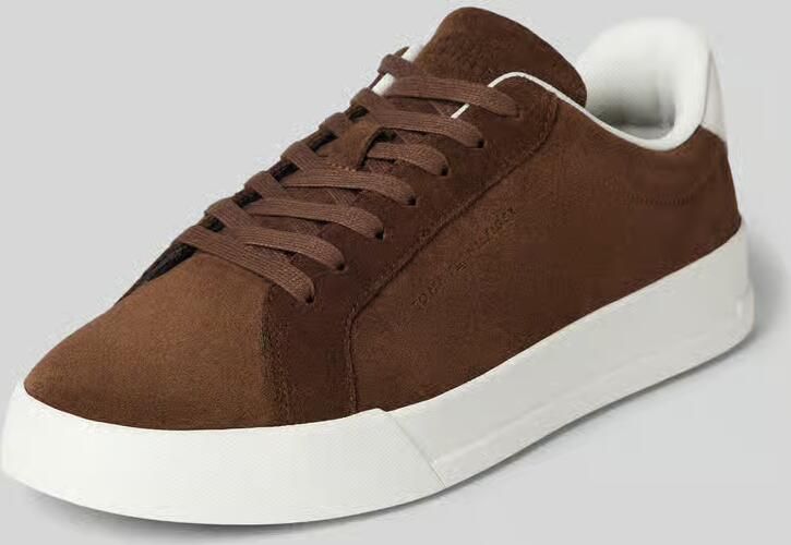 Tommy Hilfiger Sneakers van leer met labeldetails model 'COURT BETTER' - Foto 3
