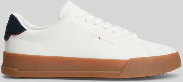 TOMMY HILFIGER Sneakers laag 'Logo Court With' zwart wit - Foto 7