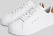 TOMMY HILFIGER Sneakers laag 'Logo Court With' cognac wit - Foto 7