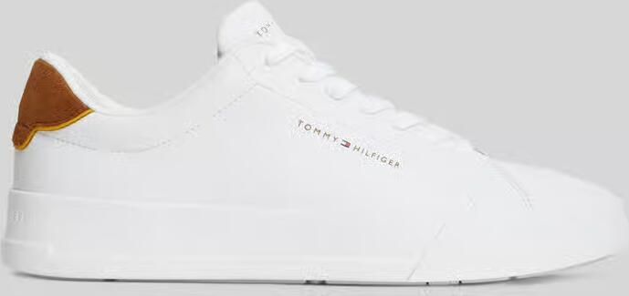 TOMMY HILFIGER Sneakers laag 'Logo Court With' cognac wit - Foto 8