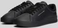 Tommy Hilfiger Sneakers TH COURT LTH DETAIL ESS vrijetijdsschoen lage schoen veterschoen met zijlijk logo-opdruk - Zwart/Wit