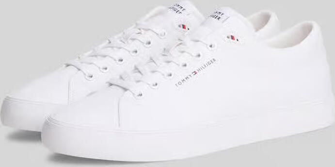Tommy Hilfiger Sneakers van puur katoen met gestikt logo - Foto 9