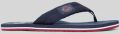 Tommy Hilfiger Teenslippers met embleem detail - Blauw