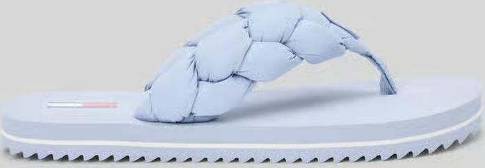 Tommy Hilfiger Teenslippers met gevlochten riem - Foto 2