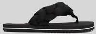 TOMMY JEANS Teenslippers BRAIDED THONG BEACH SANDAL dianette zomerschoen met gevlochten gewatteerde bandage - Foto 2