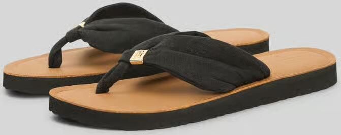 Tommy Hilfiger Teenslippers met logo-applicatie