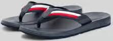 Tommy Hilfiger Teenslippers Chanclas Hombre Modèle Molded Hilfiger Rwb Beach - Foto 2