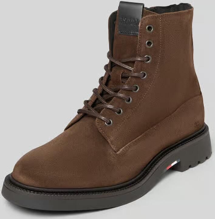 Tommy Hilfiger Veterlaarzen van wildleer