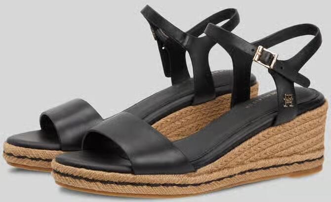 Tommy Hilfiger Wedge-espadrilles met sleehak