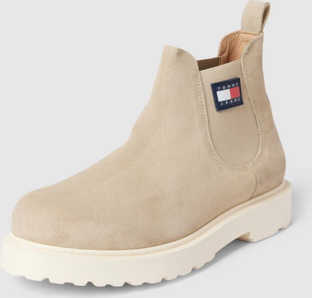 Tommy Jeans Chelsea-boots van leer