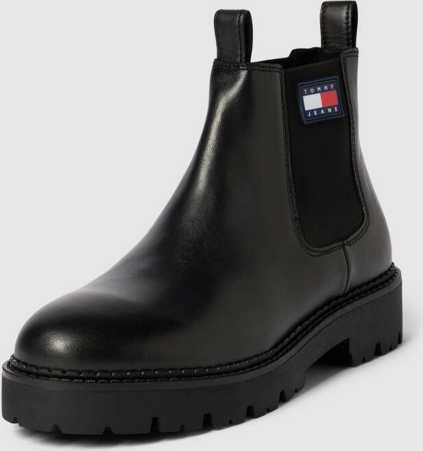 Tommy Jeans Chelsea boots van leer model 'HERITAGE'