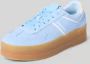 TOMMY JEANS Plateausneakers THE GREENWICH FLATFORM SUEDE vrijetijdsschoen lage schoen veterschoen met subtiele decoratieve stiksels - Thumbnail 3