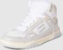 TOMMY JEANS Droid Mid Dames Hoge sneakers Leren Sneaker Dames Grijs - Thumbnail 4