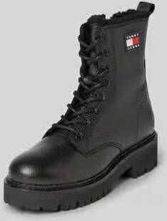 Tommy Jeans Leren boots met labelbadge model 'URBAN'