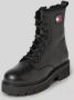 Tommy Jeans Zwarte Dameslaarzen Herfst Winter Collectie Black Dames - Thumbnail 4