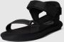 Tommy Jeans Sportieve Zwarte Sandalen Black Dames - Thumbnail 2