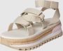 TOMMY JEANS Rope Cleated Sandalen Dames Beige - Thumbnail 4