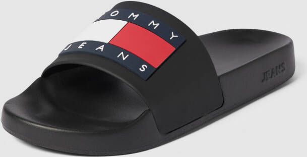 TOMMY JEANS Slippers FLAG POOL SLD ESS zomerschoen slippers met gekleurde logovlag - Foto 10