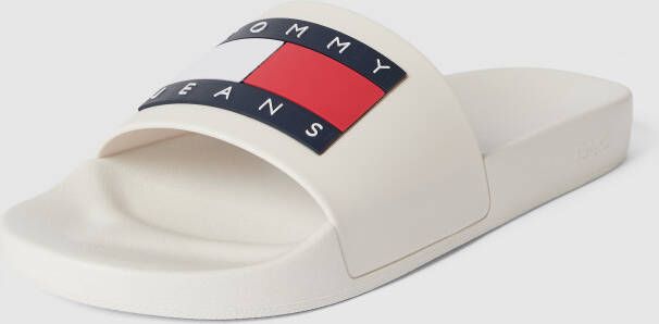 Tommy Jeans Slippers met labelpatch model 'POOL'