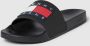 TOMMY JEANS Badslippers POOL SLIDE ESS zomerschoen badschoens slippers met opvallende logo-vlag - Thumbnail 10