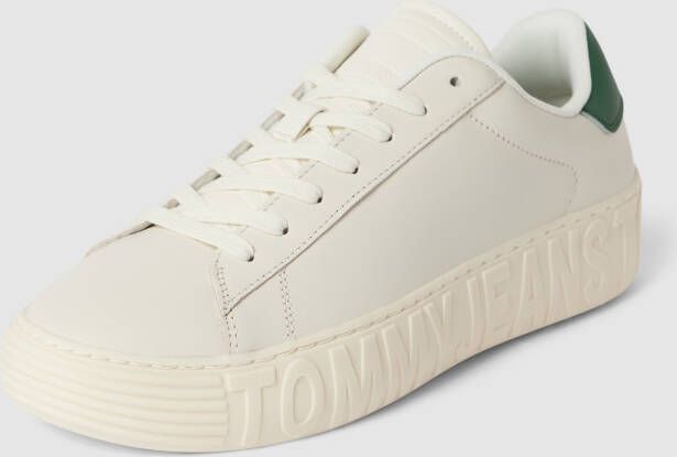 Tommy Jeans Sneaker van echt leer