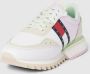 Tommy Jeans Cleated Similpelle Sneakers Wit - Thumbnail 2