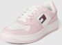 TOMMY HILFIGER Retro Basket wmn Roze Leer Lage sneakers Dames - Thumbnail 3