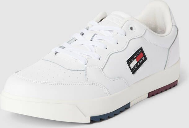 TOMMY JEANS Sneakers BASKET LEATHER TJM ESS met merklabel opzij - Foto 13